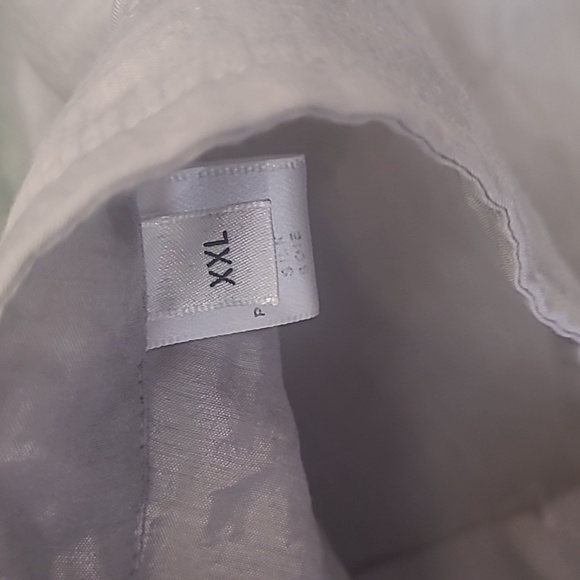 ARMANI COLLEZIONI MEN'S SILK BLEND MANDARIN COLLAR LONG SLEEVE SUMMER SHIRT XL - Picture 7 of 11